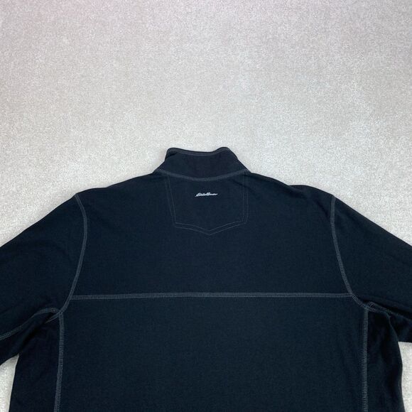 Eddie Bauer Travex Shirt Men's Size Med Performance Stretch 1/4 Zip Outdoor - Picture 9 of 16